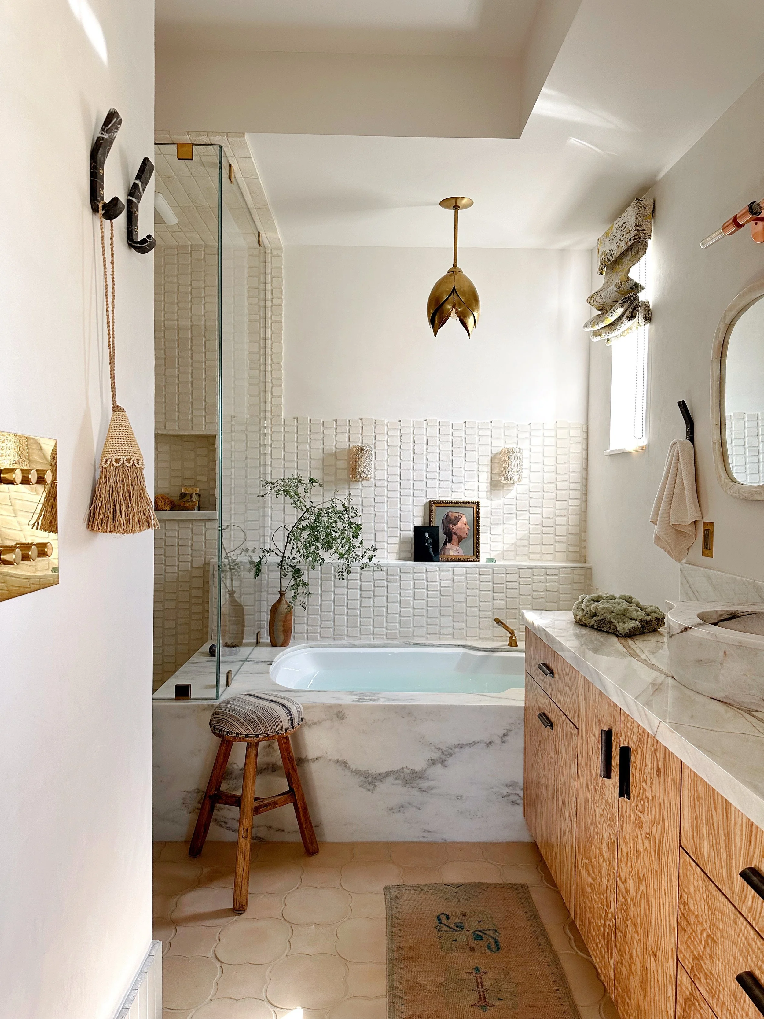 earthy, tactile california luxury