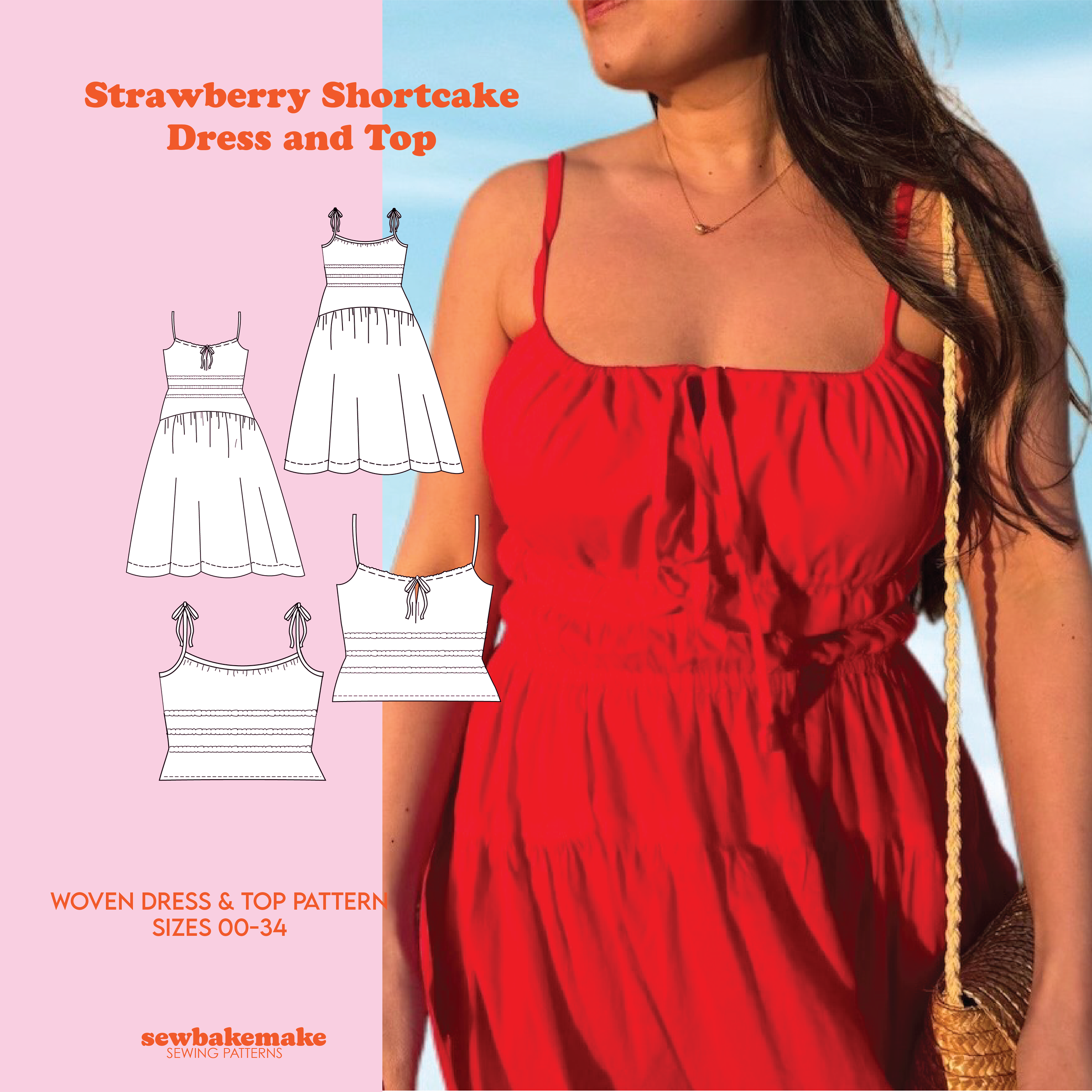 Strawberry Shortcake Dress and Top Pattern