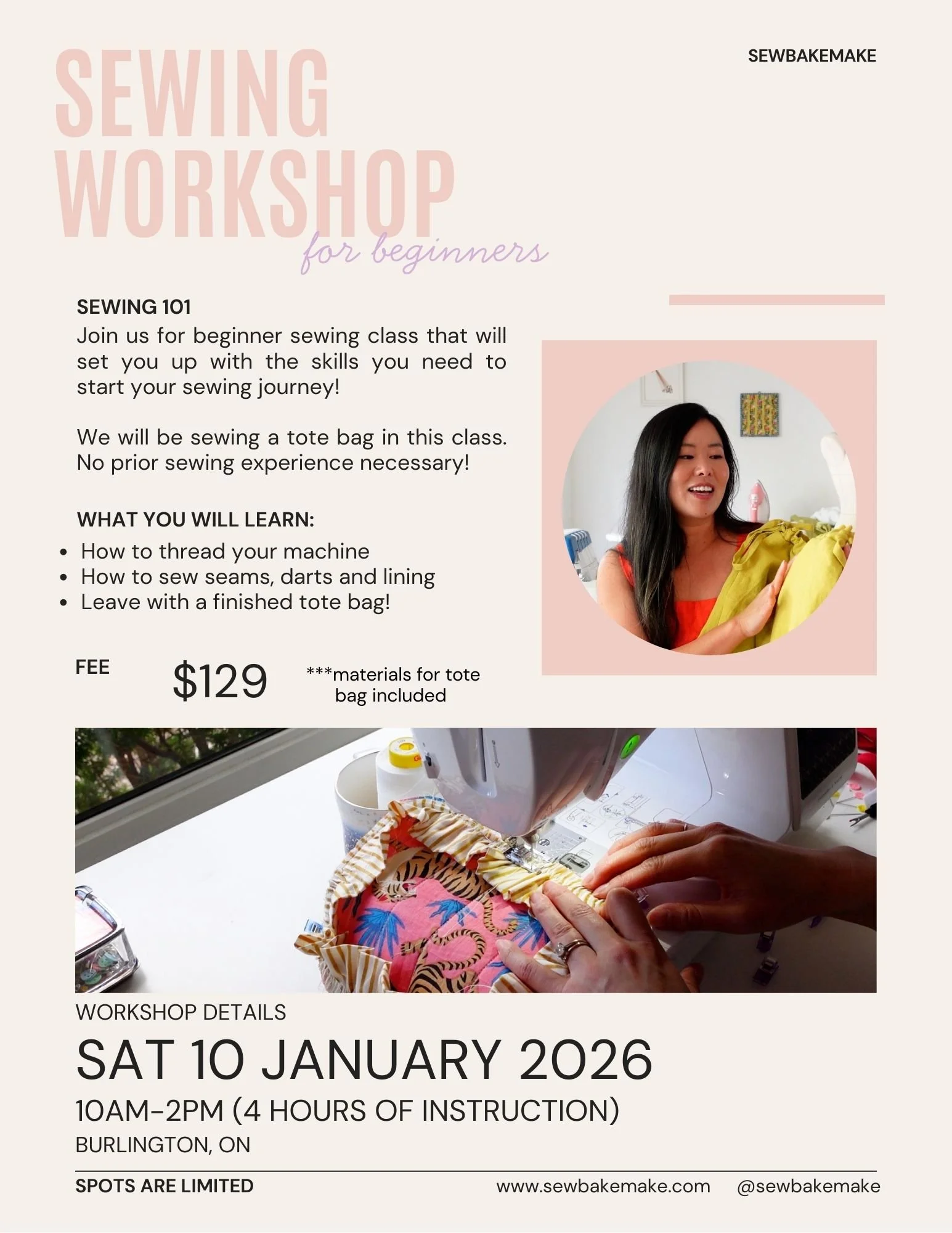 Beginner Sewing Workshop
