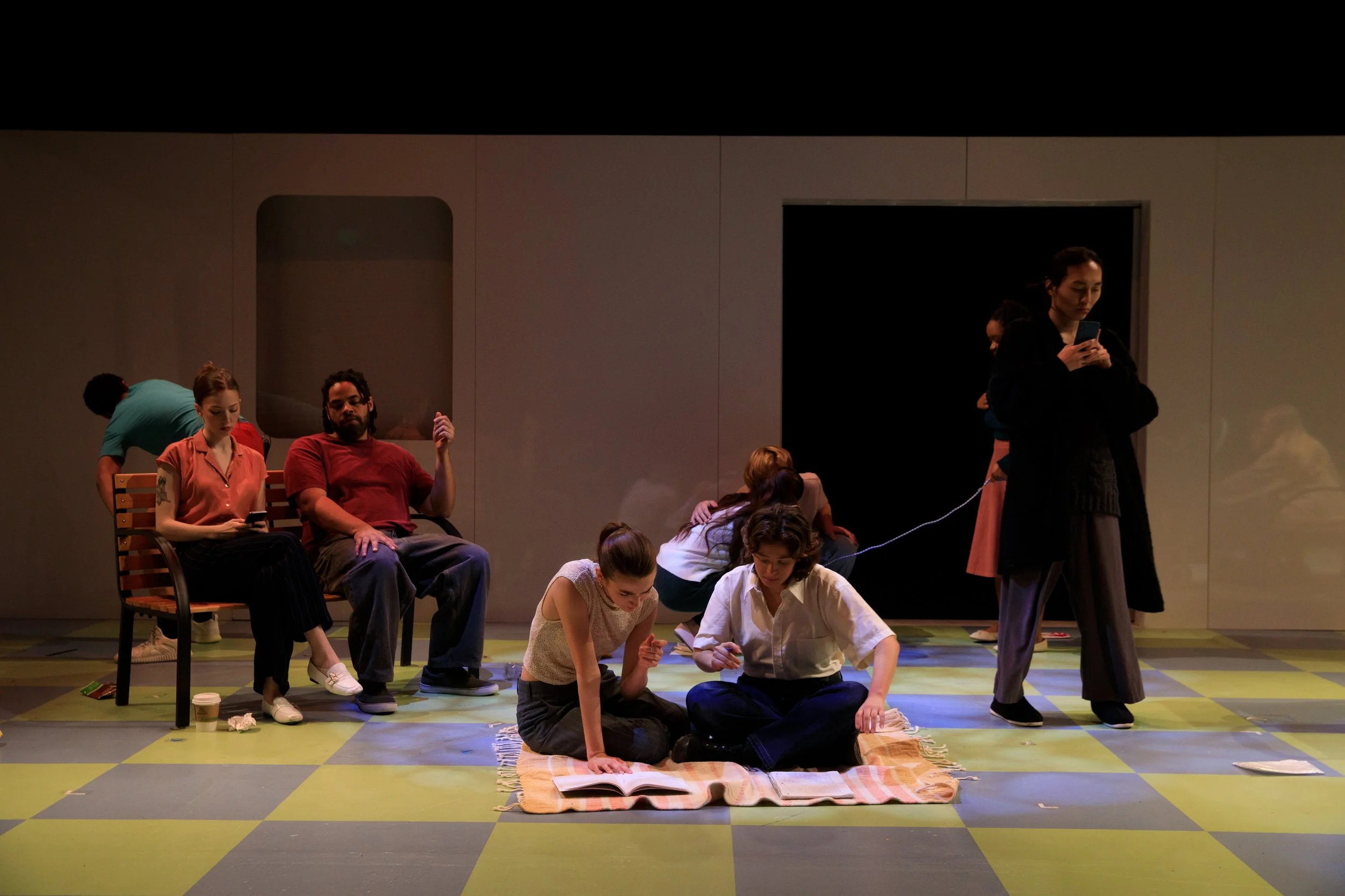 Love & Information is a 90-minute contemporary expressionist play directed by Nancy Keystone and written by Caryl Churchill. Composed of dozens of brief scenes, the play unfolds with a fast-paced rhythm, vividly and elegantly capturing the fragments 