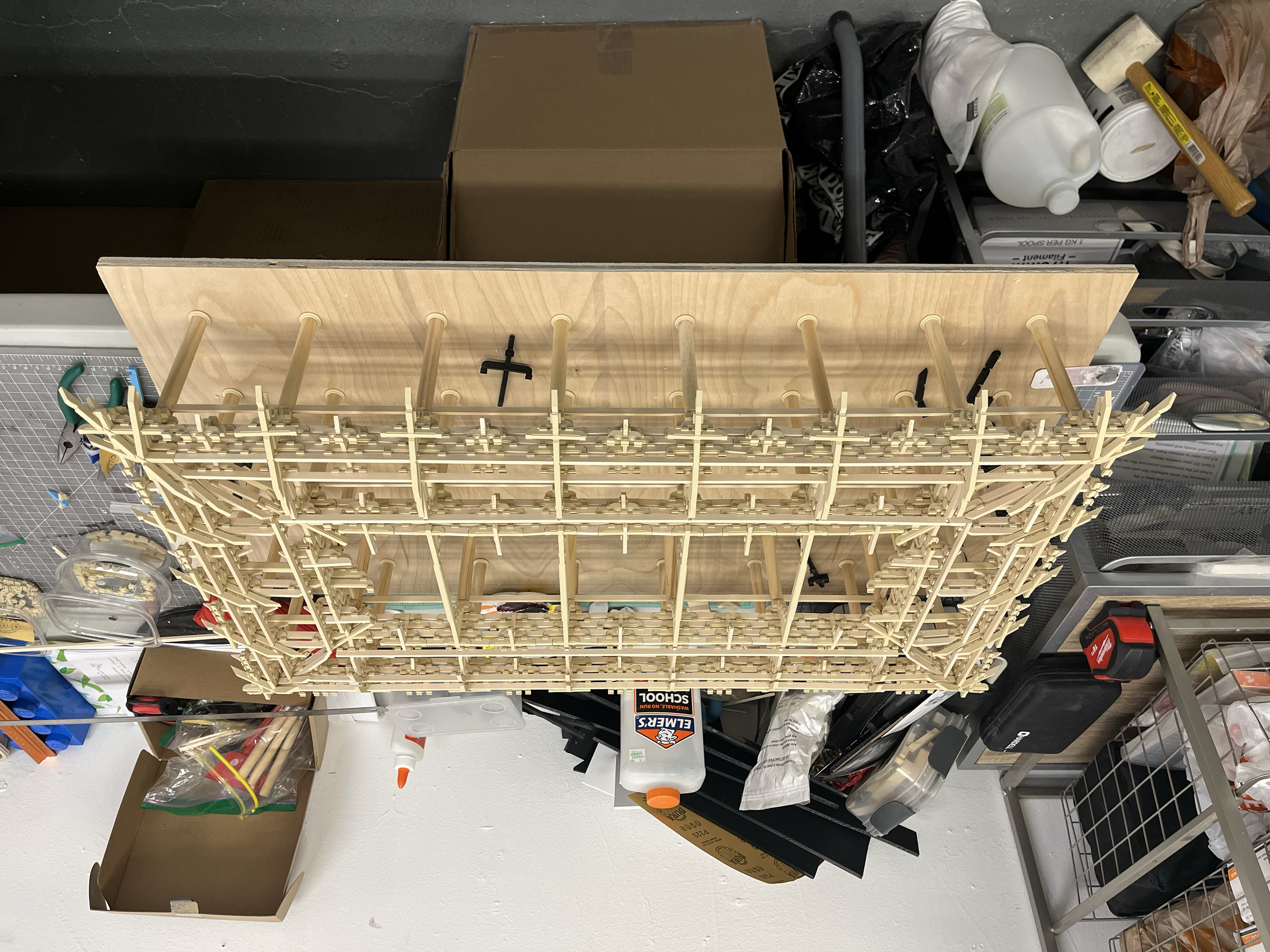 The current phase of the research involves studying relevant literature on traditional Chinese architecture and utilizing 3D modeling tools to assist in understanding the temple’s complex structural system. Based on this research, a one-quarter scale