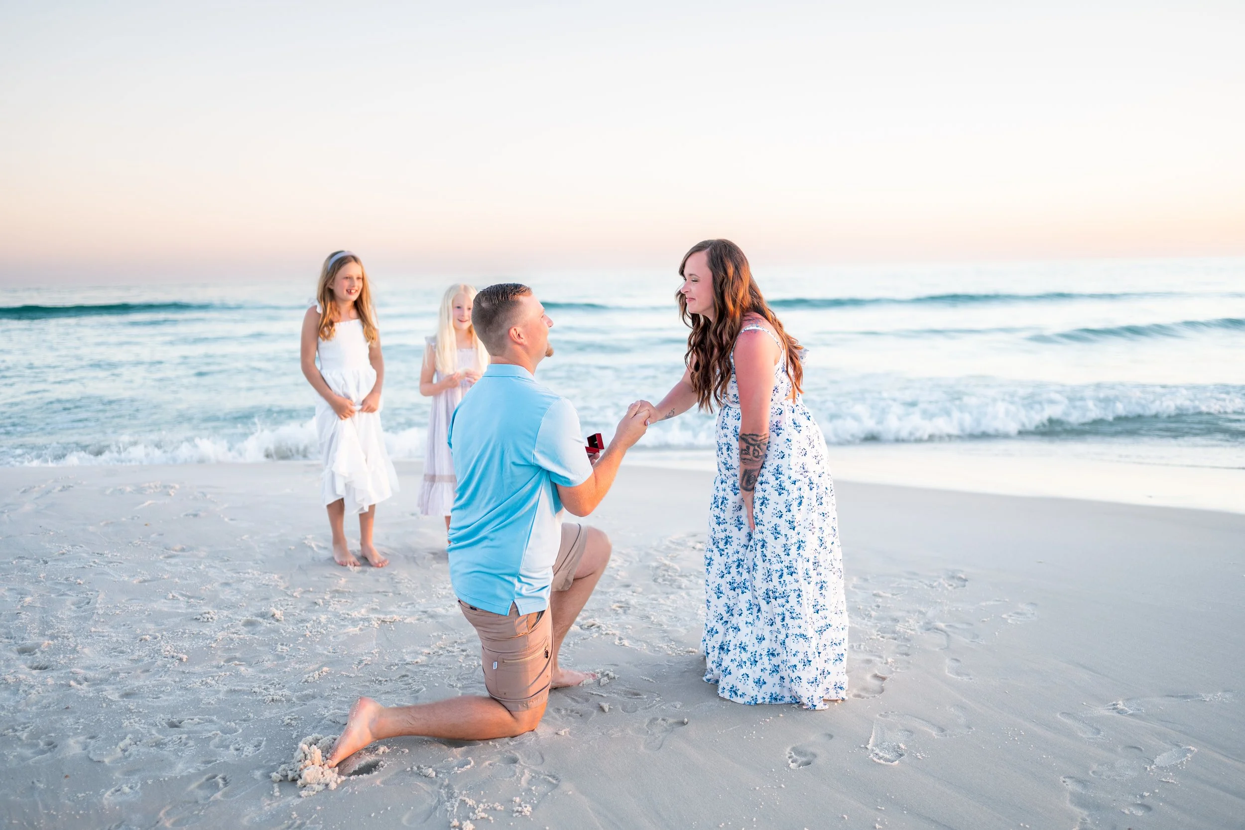 wedding Proposals + Engagemnts on pensacola beach