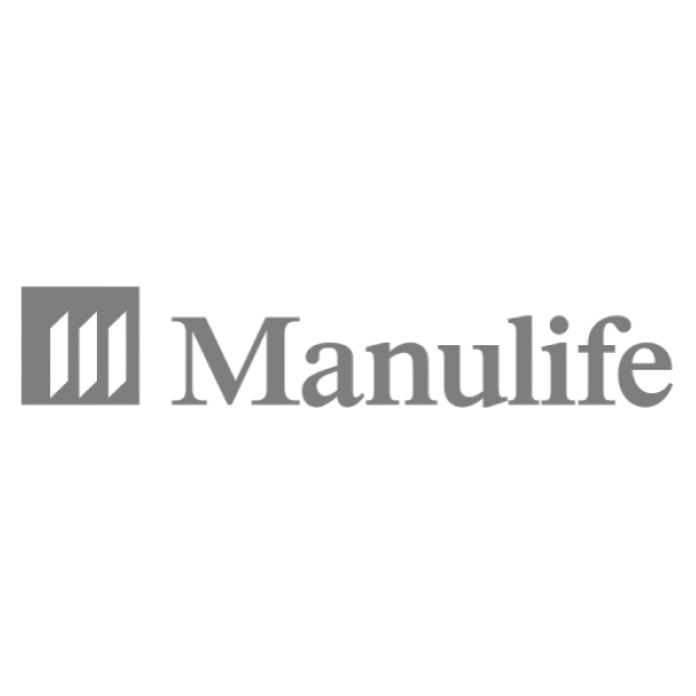Manulife logo with black background