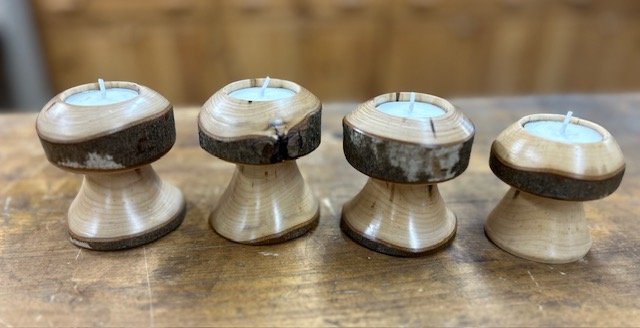 Mushroom Candle Holder