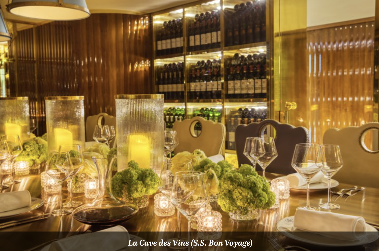 Uniworld S.S. Bon Voyage pairing dinner.png