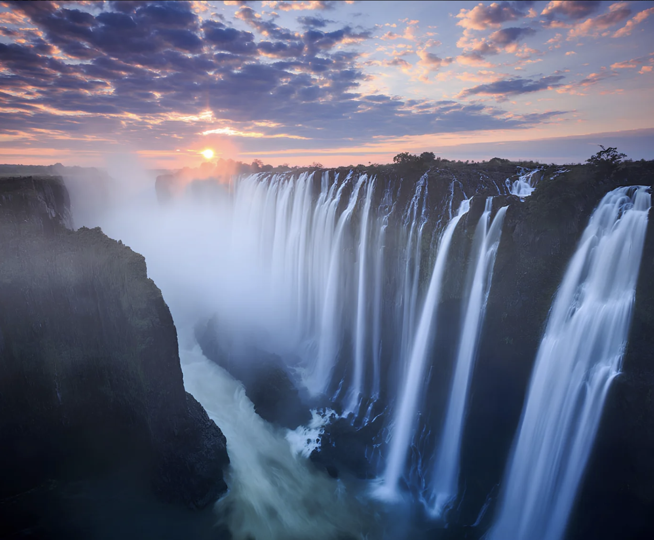 Victoria Falls mist and grandeur