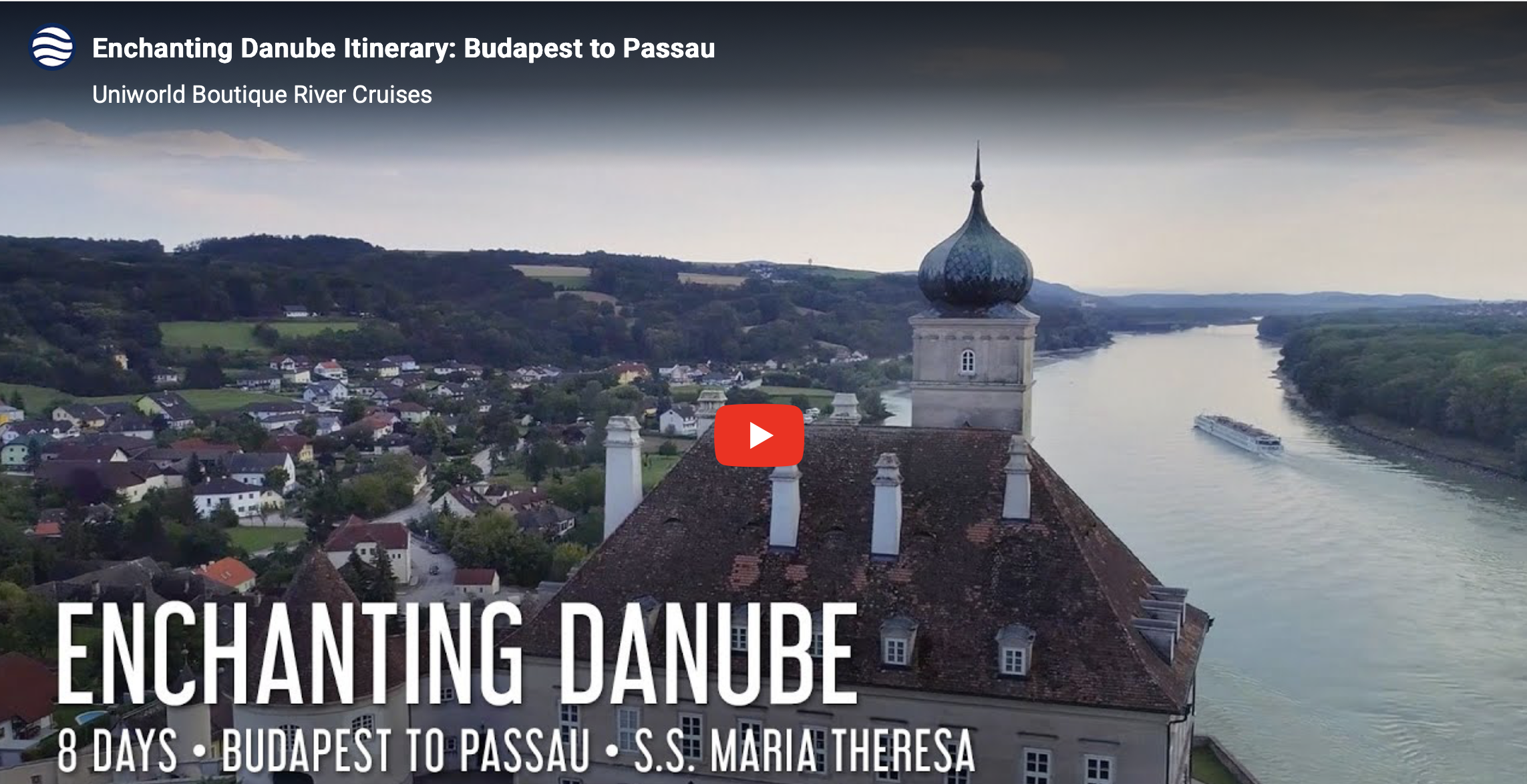 16 August 2026 Enchanting Danube: River Cruise with Uniworld