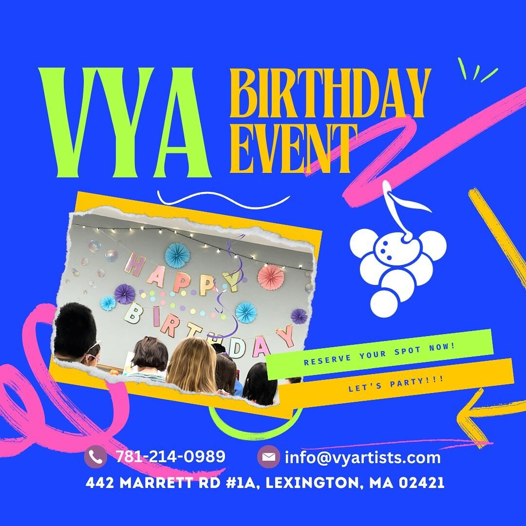 VYA is now hosting Birthday Event!

The event can be customized base on your theme, interests, and style! We offer music activities, paint party, and so on. 
If you are looking for a place to host party for your children, we are here for you✨

#lexin