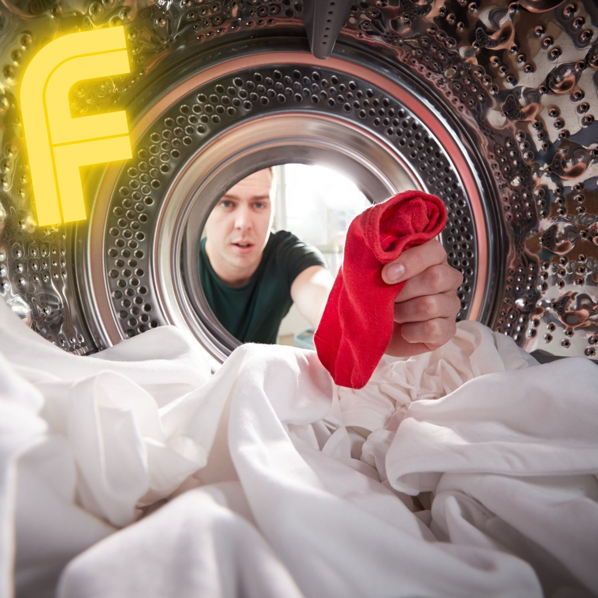 A COLOURFUL MISTAKE!

👚 Laundry day is full of surprises, but the red sock in the white load? That's the laundry mishap of all laundry mishaps! 😱 A little colourful language just may follow your colourful mistake! 

Any favourite laundry mishaps?  