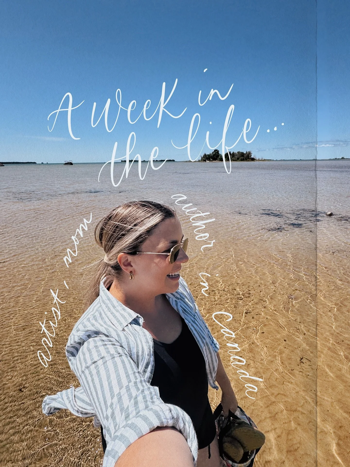The past week in photos! &mdash;&gt; starting with art on the beach and ending with patting pigs and donkeys and horses among new business friends 🐎🎨

This was a true whirlwind example of life this summer. A little &ldquo;uh oh, stop trying to do i