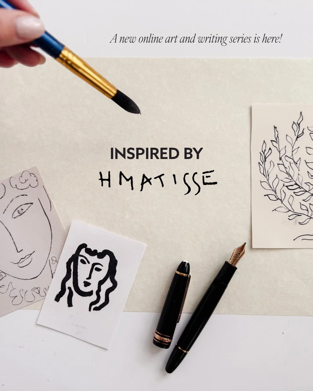 You&rsquo;re invited 💌 a new online @montblanc art and writing series is here and ALL the classes are happening in April!

Comment MATISSE and I&rsquo;ll send you 🔗 to complimentary registration. Each class is 60 minutes live, and includes a workbo