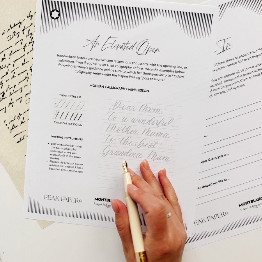 You&rsquo;re invited 💌 A guided Mother&rsquo;s Day writing workshop with @montblanc - Letters to Our Mothers. Learn what to say and how to write it beautifully, from anywhere in the world. Comment LETTERS and I&rsquo;ll message you the link to compl