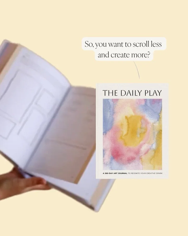 Two weeks until publication day for The Daily Play!! 🥹🥳 here&rsquo;s a look inside and what you can expect &mdash;>

One thing I hear again and again (and experience myself!) is that when you finally have 5, 10, 30 minutes to create, you end up 