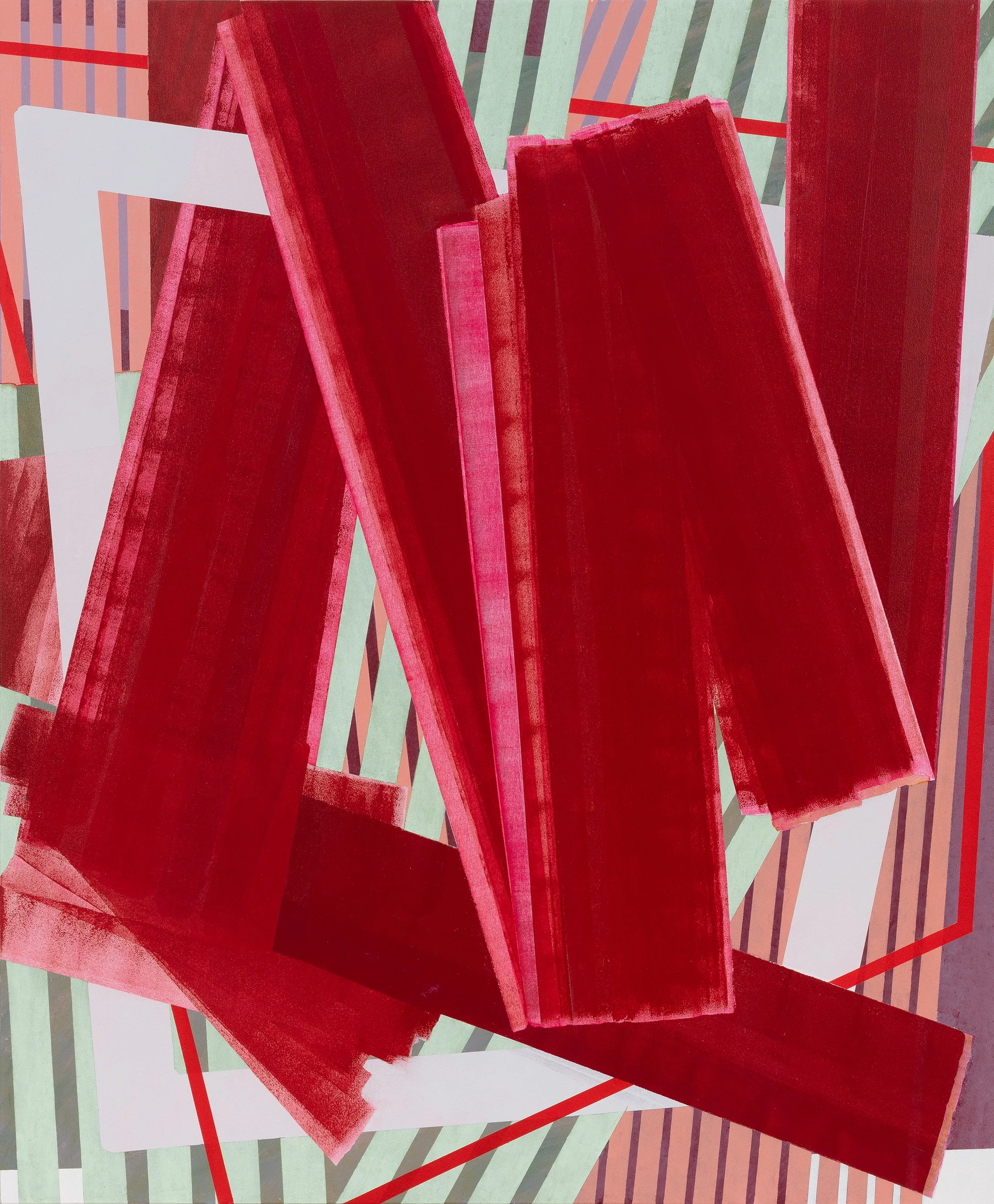 Schism 1675x1370 acrylic on canvas POA