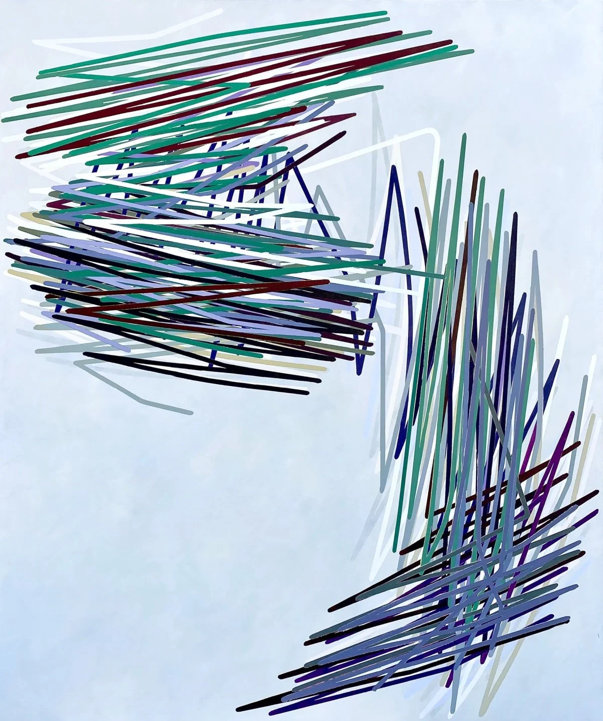 A Ship In Need Of An Iceberg 198 x 167cm acrylic on canvas SOLD