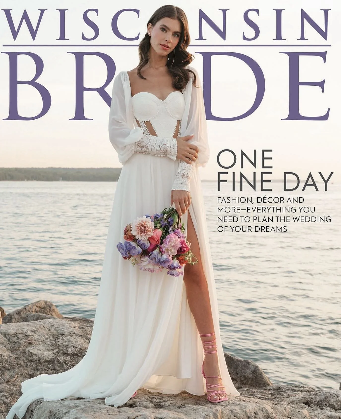 Honored to have our work featured on the cover of this months @wisconsinbride magazine 🤩 
Go snag one and check out the amazing talent we got to collaborate with!
Bridal Attire | &ldquo;Dallas&rdquo; by @allwhowander from @tietheknotwi 
Cake | @monz