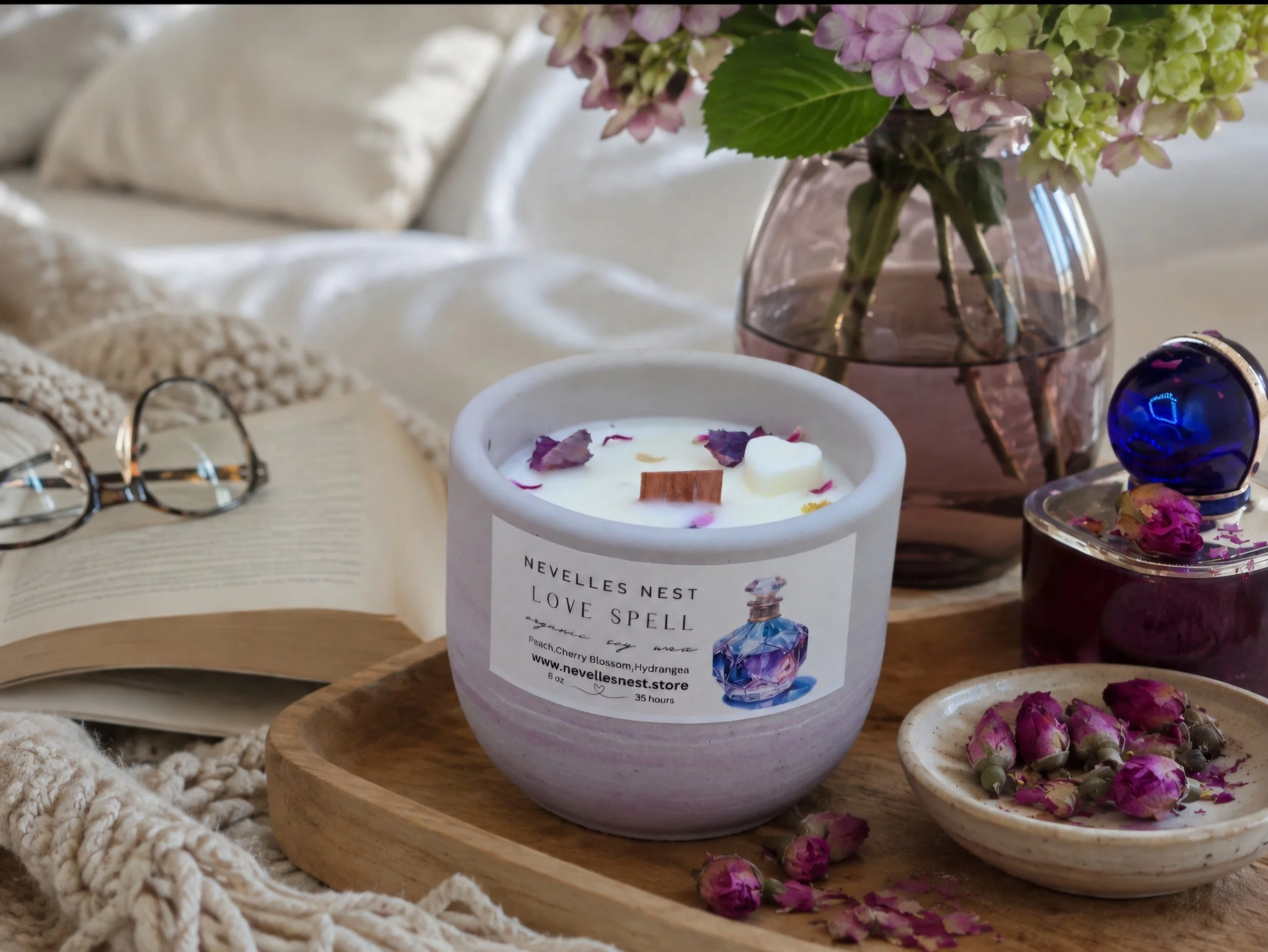 Love Spell soy handmade candle