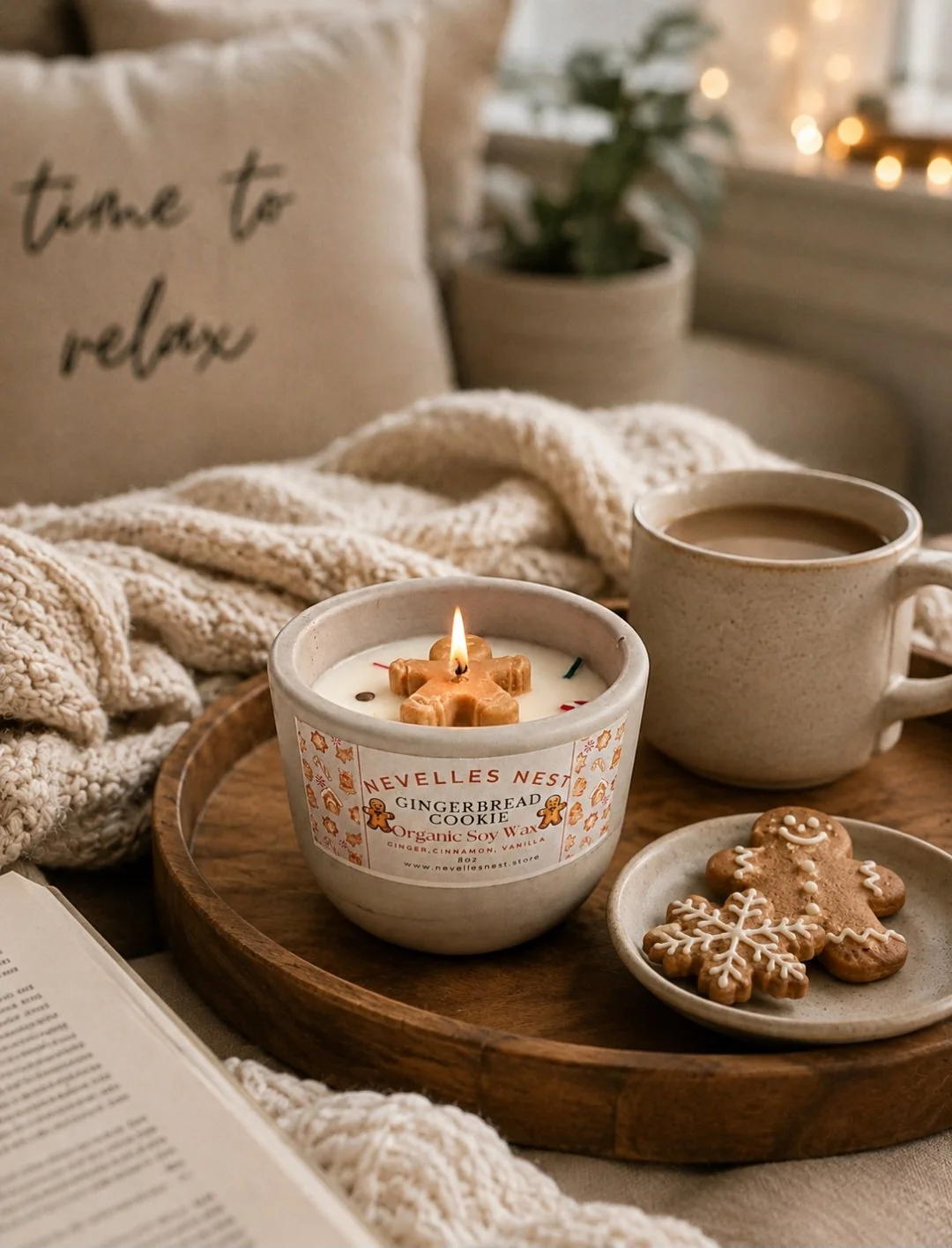 Gingerbread soy candle