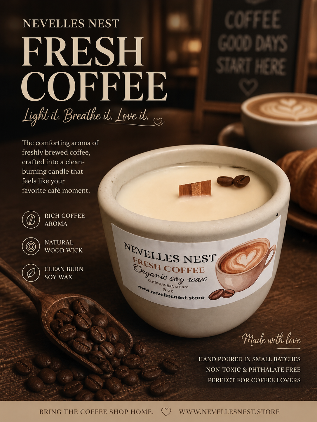 Fresh Coffee soy candle