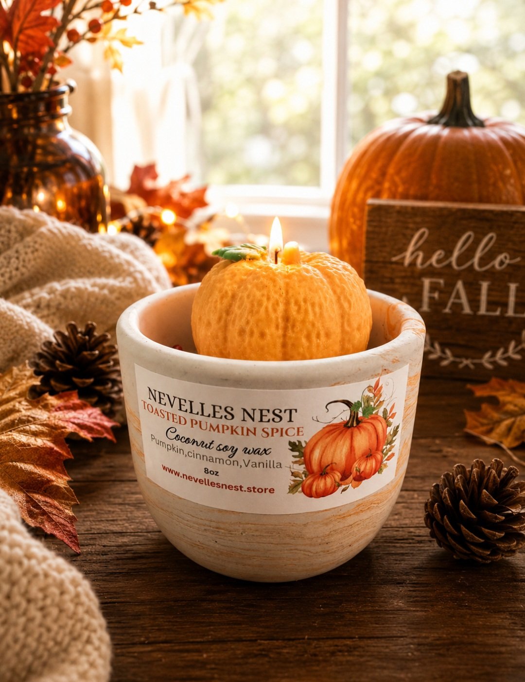 Toasted Pumpkin Spice 8oz candle