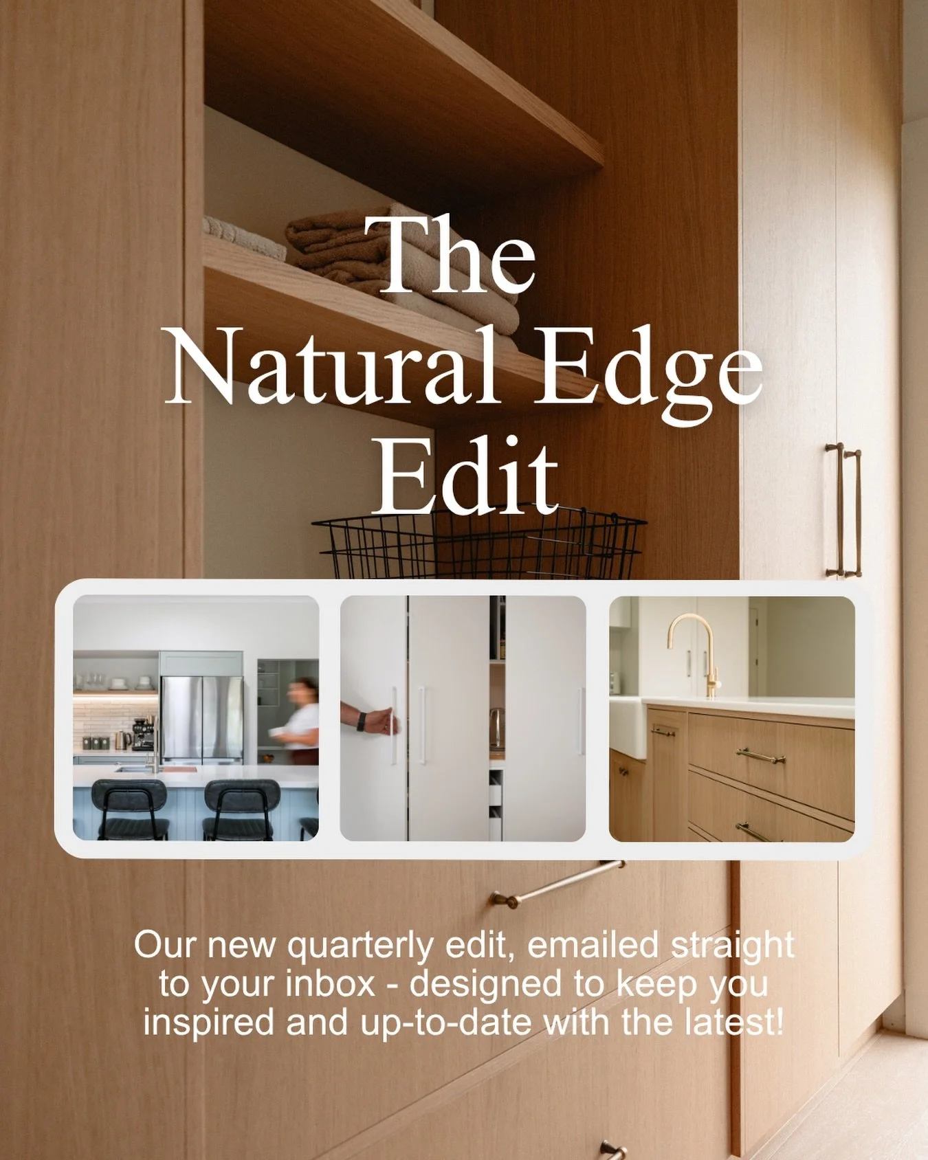 Introducing The Natural Edge Edit ✨

Our new quarterly edit is designed to keep you inspired and connected with Natural Edge and what&rsquo;s going on in the industry - straight to your inbox! We&rsquo;ll be sharing recent projects, what&rsquo;s tren