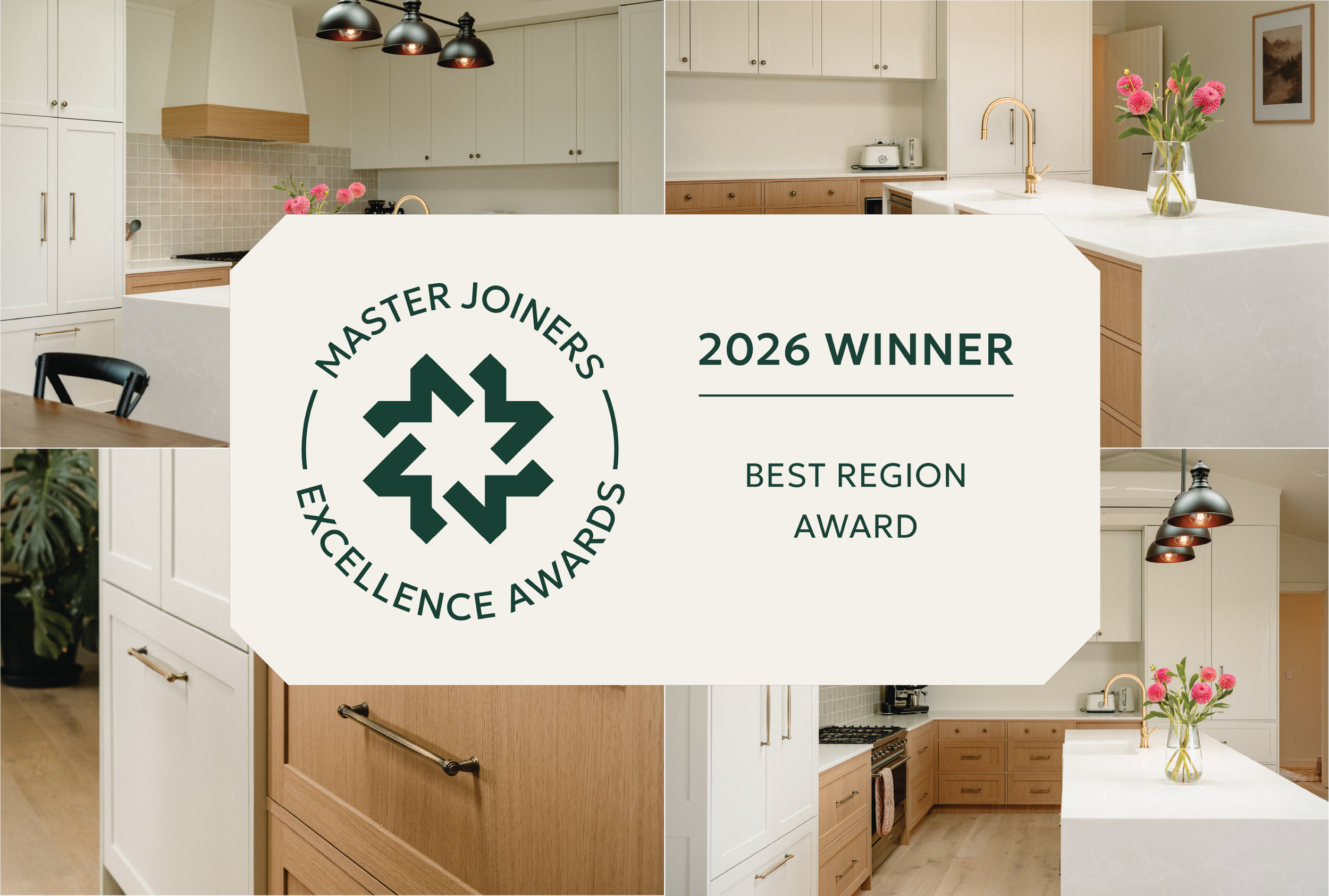 Natural Edge Joinery Wins Best in Region at the 2026 Master Joiners Awards!