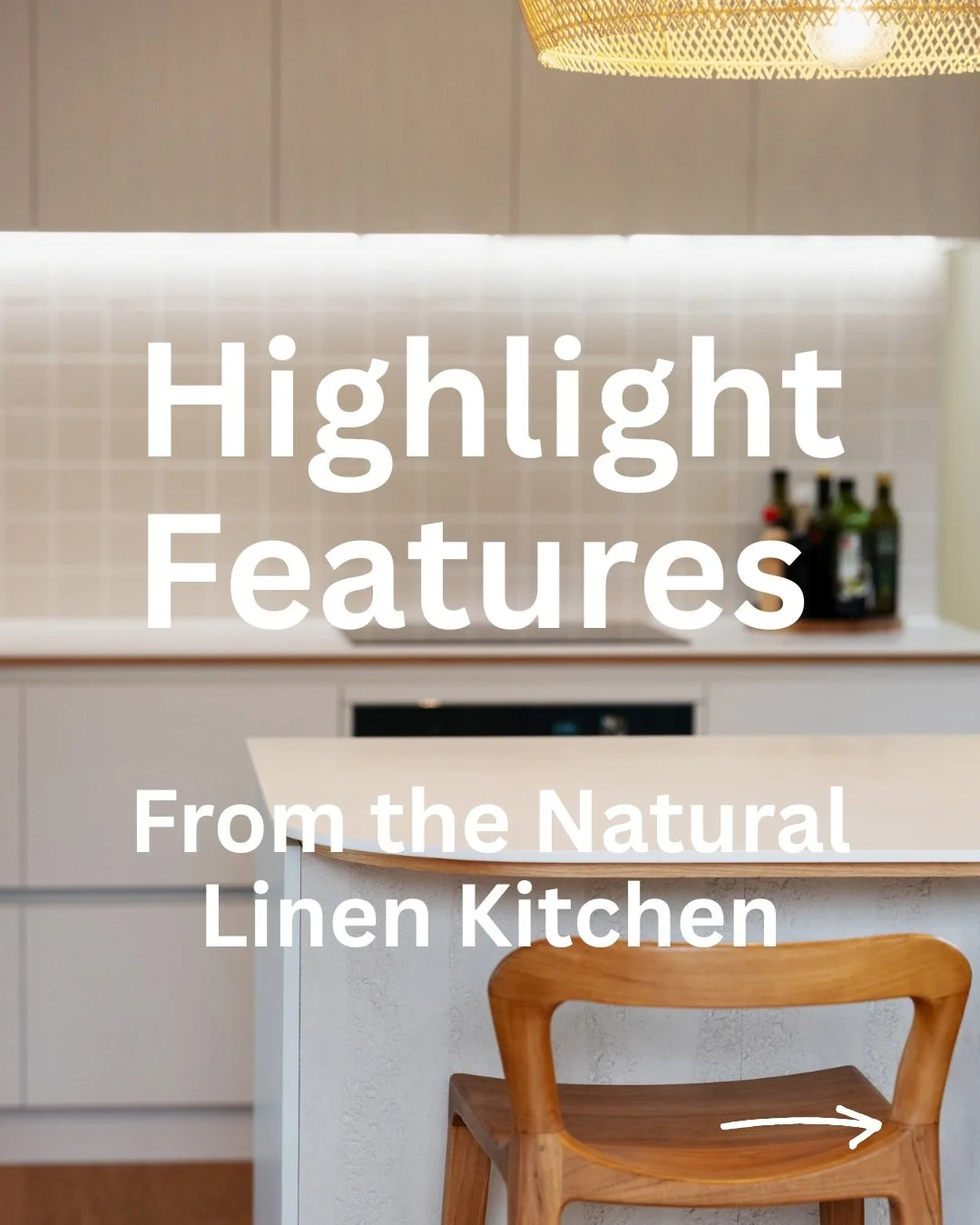 Most people notice a kitchen. Our clients notice the details ✨

Swipe through the Natural Linen Kitchen - a Havelock North project built around warmth and texture.

Solid timber bead edge detail, a custom @laminexnz  HiMacs acrylic curved acrylic ben