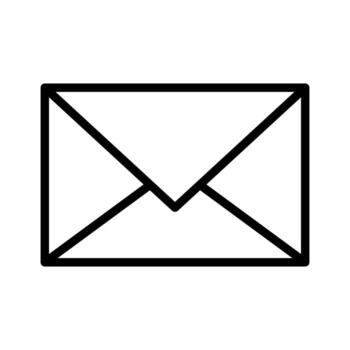 Icon of an envelope representing email or mail.