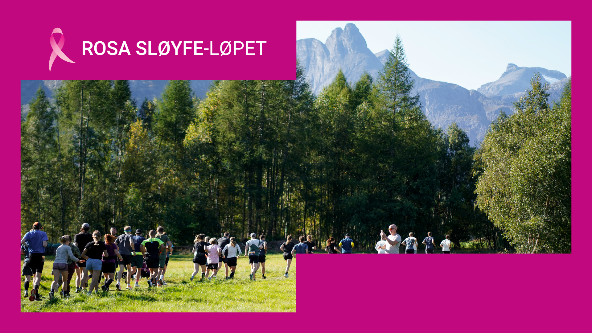 Rosa sløyfe løpet Åndalsnes