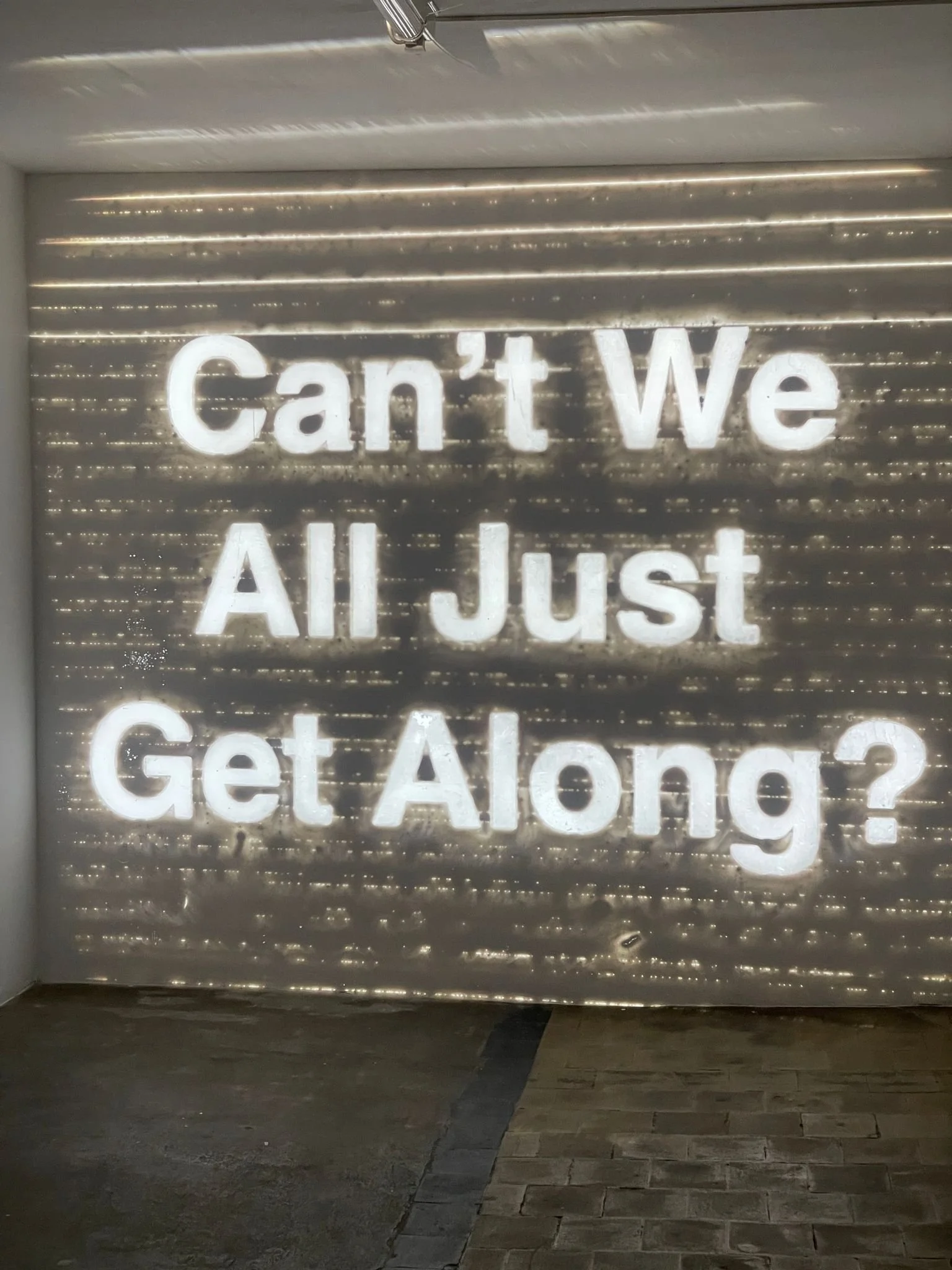 Can't We All Just Get Along?