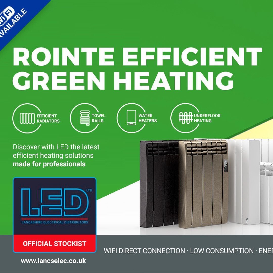 Looking to make your heating more efficient? We have a wide range of @rointe_uk heaters available for order. Our sales team are experts in designing a bespoke heating plan for your space🔥

Pop in or give us a call on 0161 429 8100
.
.
.
.
#stockport