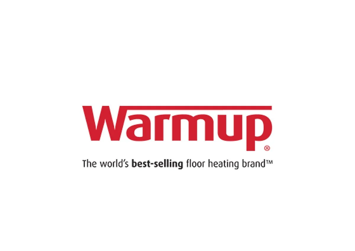 LED Electrical Wholesalers - Warmup logo with tagline 'The world's best-selling floor heating brand' on a white background.