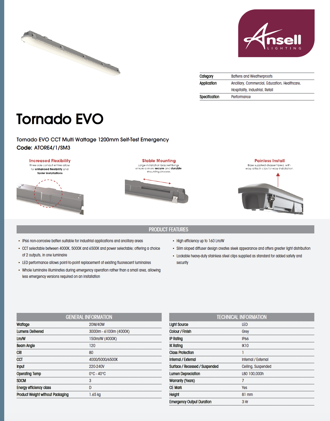 Tornado EVO ATORE 4:1 SM3