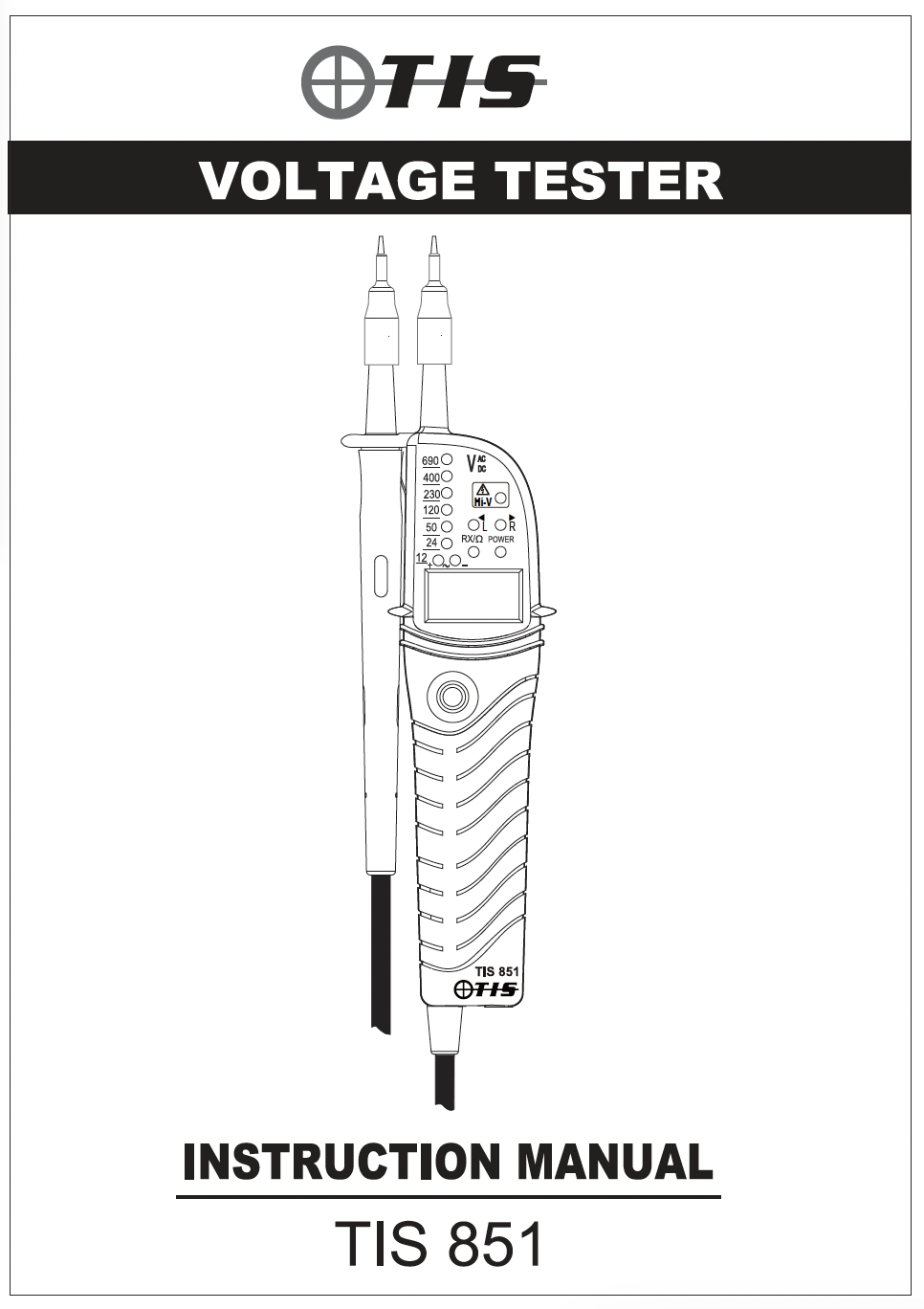 TIS851 Instruction Manual