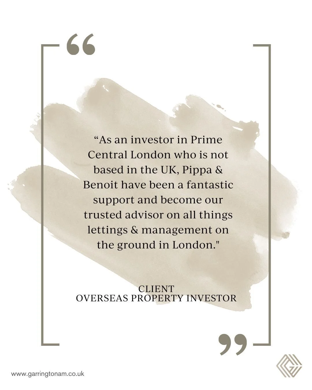 Real people, real results: Hear what our clients have to say about their experience working with us.

#UKPropertyMarket #PrimeLondonProperty #LondonInvestments #LuxuryRealEstateUK #PropertyAdvisory #InvestorInsights #LondonLiving #LuxuryPropertyLondo