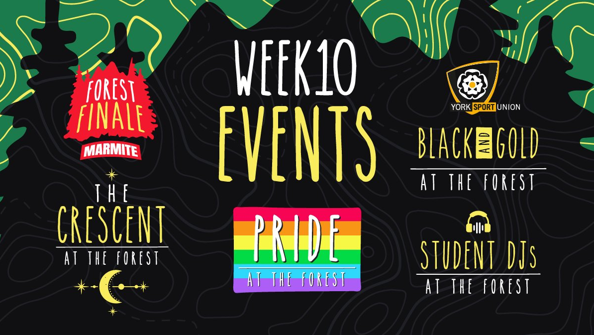 The Forest, YUSU's open-air events space and solution to slow-easing Covid lockdown restrictions.