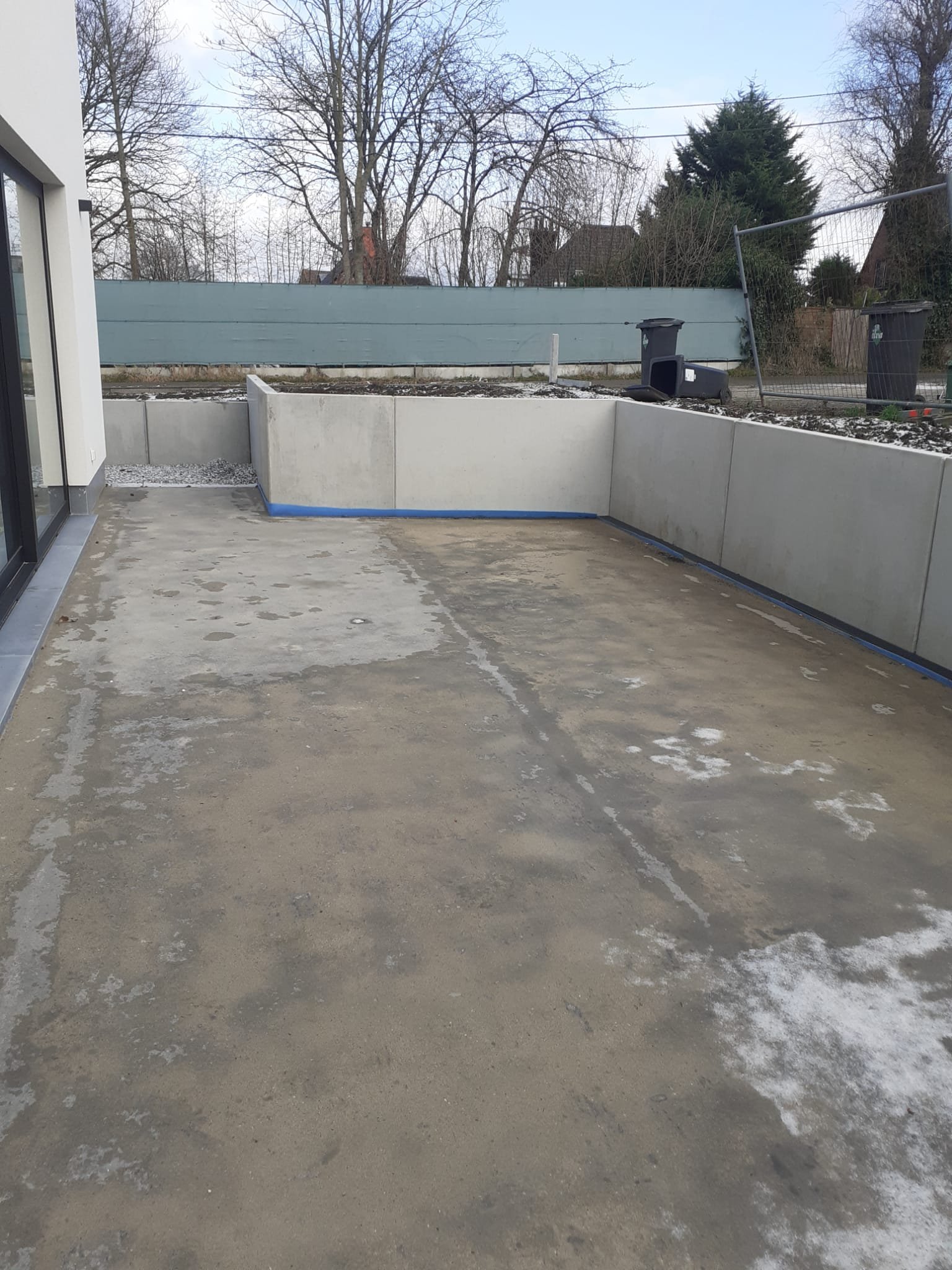 Keerwanden in beton
