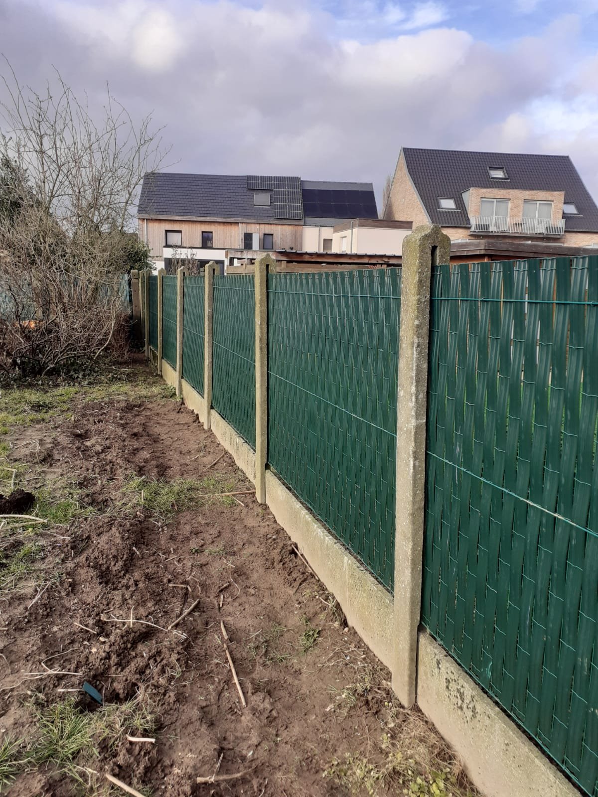 Renovatie bestaande afsluiting