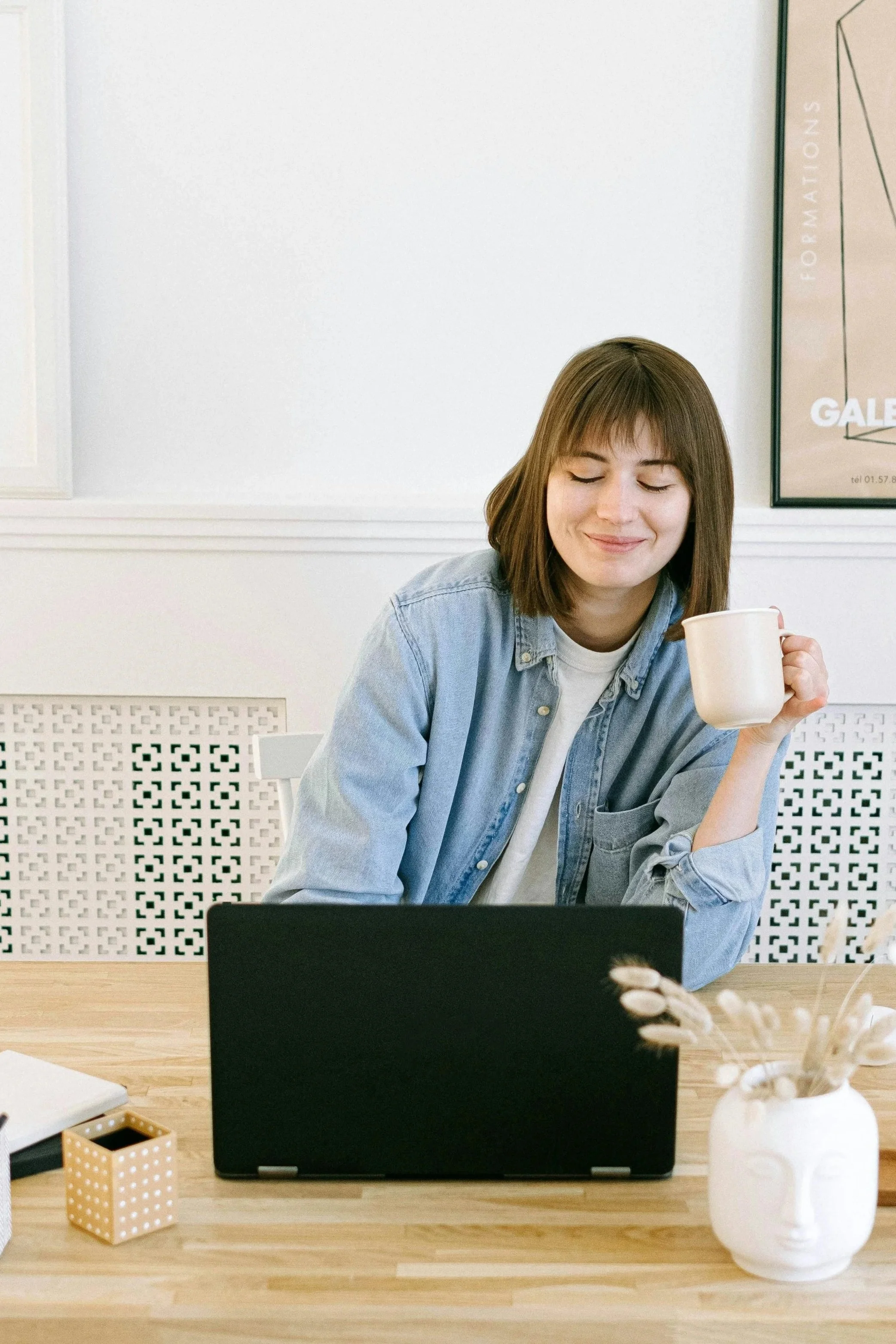 Woman working