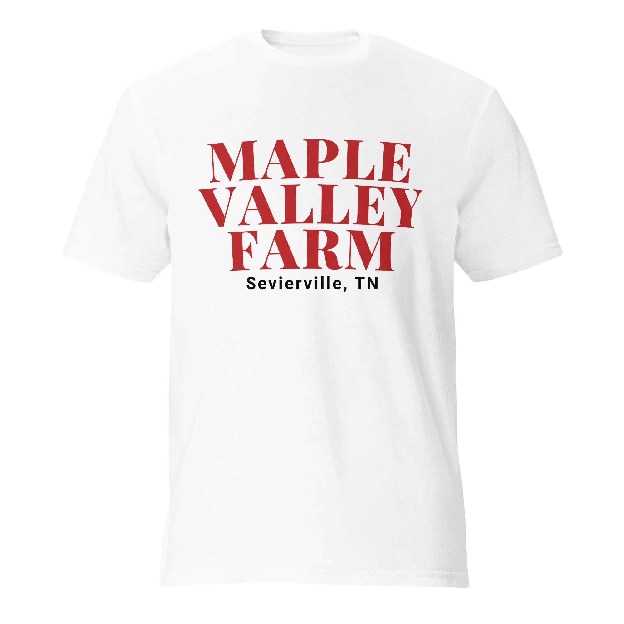 Maple Valley Farm Classic 100% Cotton Adult Unisex T-Shirt