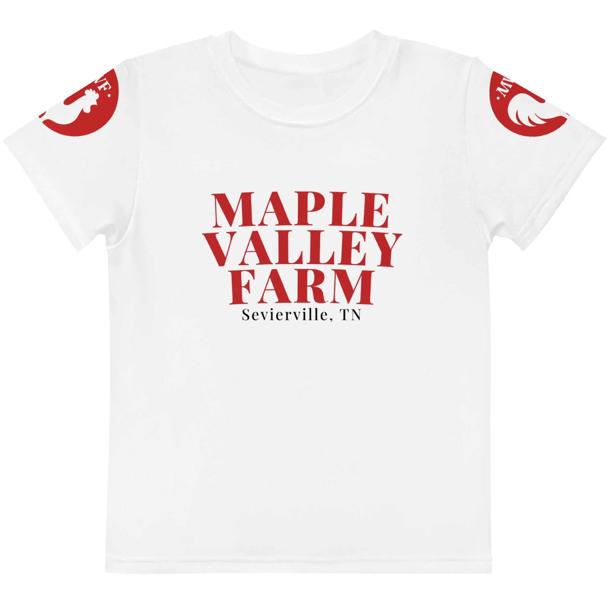 Maple Valley Farm Classic Kids’ Unisex Cotton Crew Neck Tee