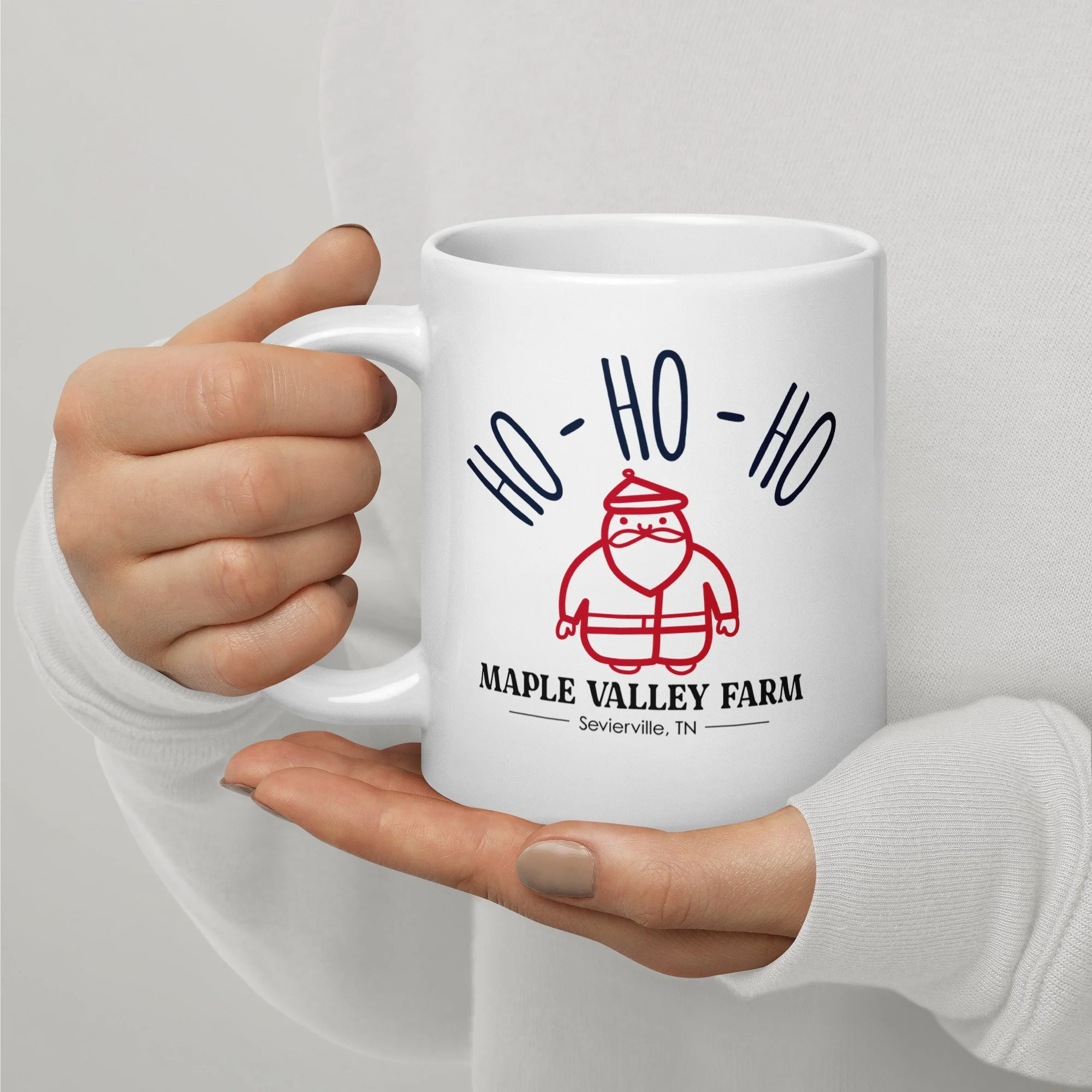 Ho Ho Ho Santa Mug – Maple Valley Farm