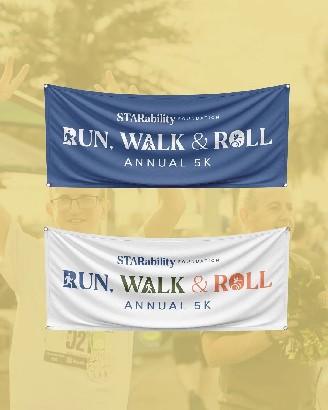 Strong branding = stronger events 💪 

Swipe to see the branding and designs we created for Starability&rsquo;s Annual 5K&mdash;from race-day materials to promo assets that got participants excited, we&rsquo;re proud to support organizations that are