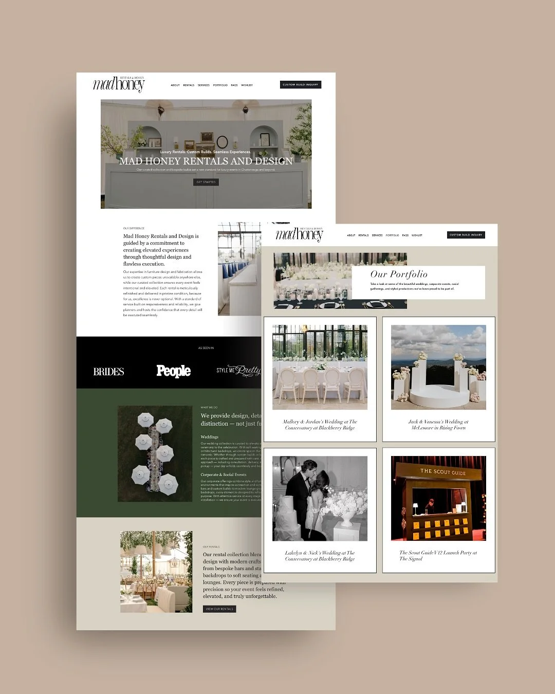 Happy launch day to @madhoneyrentals 🎉

Their new website makes it easy for clients to browse their extensive rental inventory and collect inspiration for dreamy events!

Website Design | Digital Marketing | Marketing Strategy | Digital Design | Sma