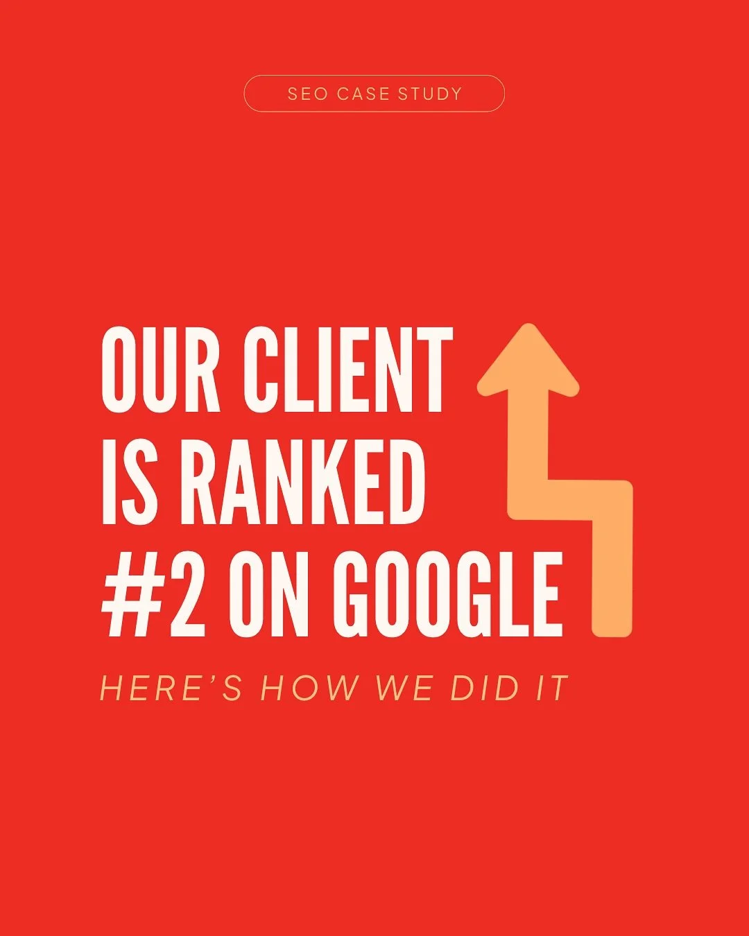 Think SEO takes forever to work? Think again.

Just 3 months after implementing our Search Engine Optimization strategy, our client&rsquo;s Google ranking jumped to #2 for their service in the area! 

Here&rsquo;s how we did it: targeted landing page