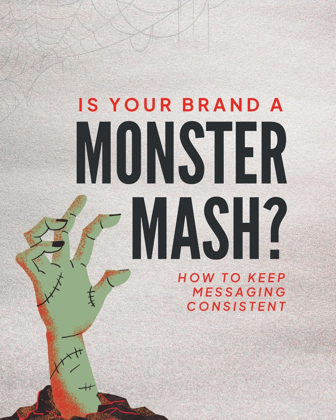 Ever feel like your brand sounds like a different person on every platform? 👀

That&rsquo;s what we call a messaging monster mash.
When your website is polished and professional, but your Instagram captions are laid-back (or your emails sound like t