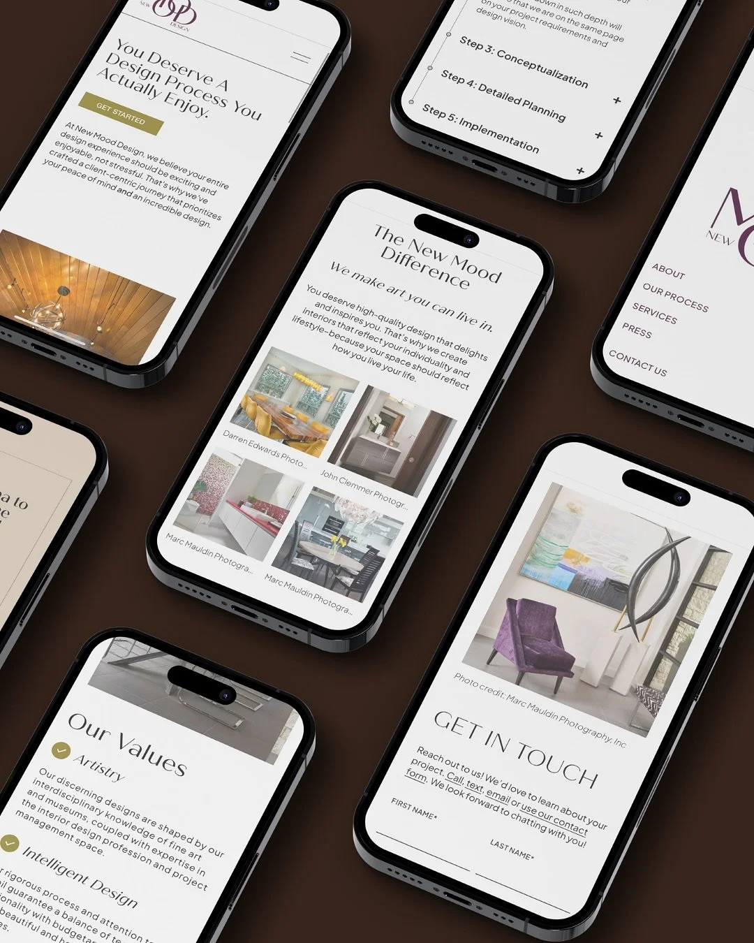 Meet the new digital home for New Mood Design&mdash;where elevated aesthetics meet the art of living beautifully. 

From the refreshed brand palette to the seamless user journey, every element was crafted to reflect their design philosophy: you deser