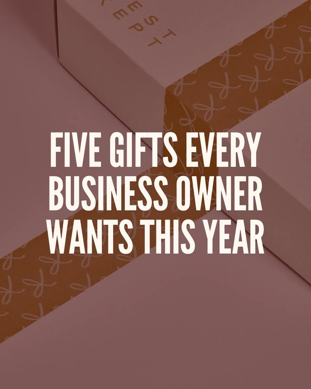 &rsquo;Tis the season for gift guides 🎁✨

These five gifts are ones every business owner would love to see under the tree, and they cost *way* less than you think. 

Spoiler: most of them are free, all of them make a big impact, and every single one