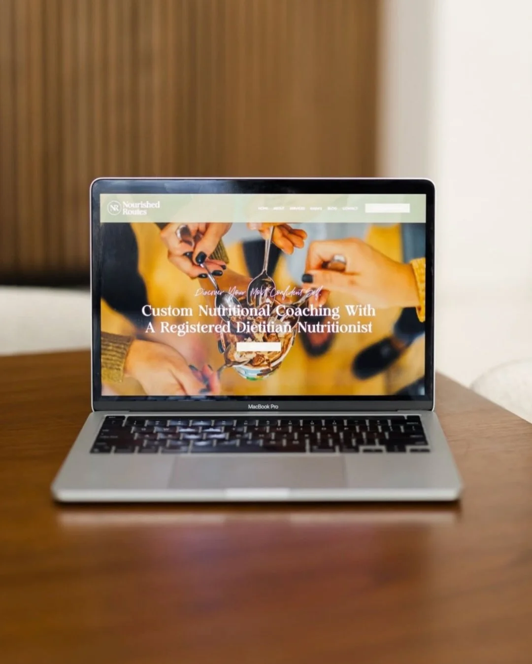Trust starts online 💻 
For Nourished Routes, we created a full brand system&mdash;branding, messaging, and website design&mdash;so every digital touchpoint feels aligned and intentional. A cohesive online presence helps clients feel confident, conne