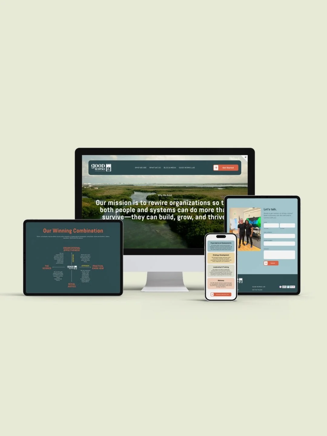 When a website has a lot to say, good design structure matters.

For this website, we began with brand messaging to shape the overall strategy and direction. From there, we focused on creating a clear, intuitive layout that could support a large volu